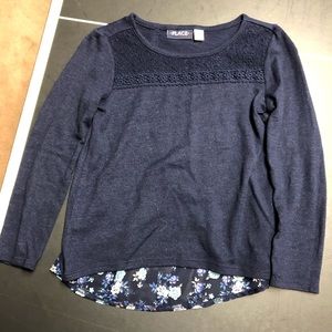 Long Sleeve Girls Knit Shirt